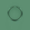 "Chubby" Liquid Magnetic Ring Buckle - Dark Green