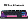 "Cyber" KT68 Smart Screen Mechanical Keyboard - TTC Gold & Silver Axis