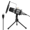 Rotatable USB Condenser Microphone - Gray