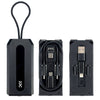 "Cyber" 6-in-1 USB Card Adapter Kit Set, For All Devices - Black