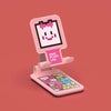 "Chubby" Folding Cartoon Mobile Phone Holder - Pink