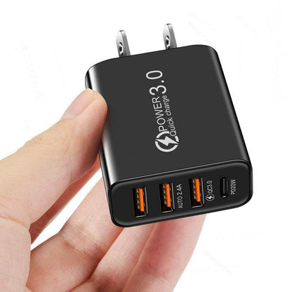 マルチ USB ポート旅行用充電器 (サイト全体で 99 ドル以上の注文で 1 つ入手)