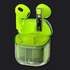 "See Through Me" Transparent TWS Earbuds - Green