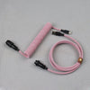 "Chubby" Braided Detachable Keyboard Cable - Pink