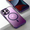 Magnetische, mattierte, sturzsichere iPhone-Hülle - Lila (mit Magnet)