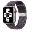 "Simple Band" Solid Color Woven Band For Apple Watch - Gray