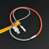 "Color-blocking Chubby" Charge Cable - Orange+Gray