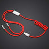 "Chubby Plus" 2 IN 1 Fast Charge Cable (C+Lightning) - Red