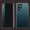 Samsung  S24 Ultra Plain Leather Anti-Fall Mobile Phone Case - Blue