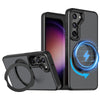 Samsung  S24 Ultra Rotating Magnetic Holder Mobile Phone Case - Black