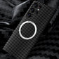 Samsung S24 Ultra Magsafe Carbon Fiber Magnetic Anti-Fall Ultra-Thin Mobile Phone Case