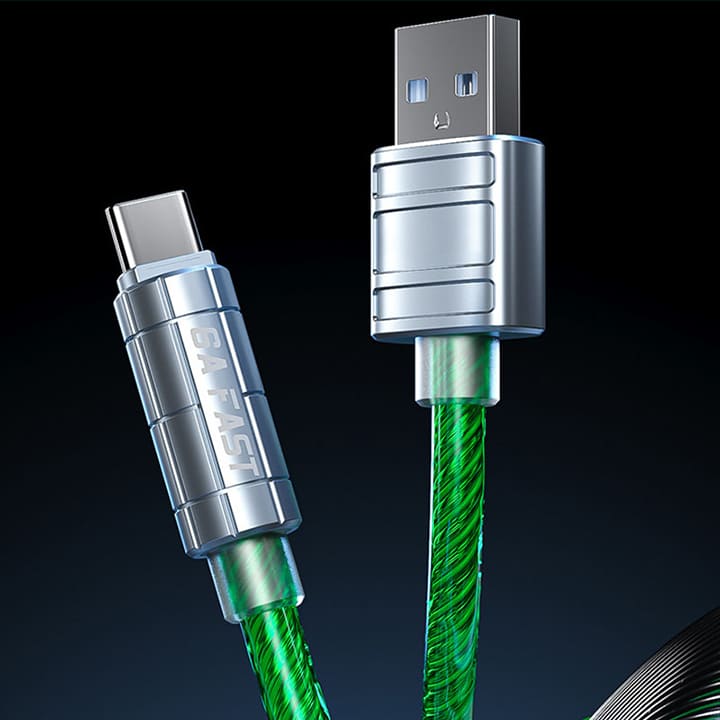 "See Through Me" Special Transparent Fast Charging Cable