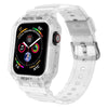 "Smart All-In-One" Magnetic Silicone Band For Apple Watch - Frosted Transparent