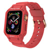 "Smart All-In-One" Magnetic Silicone Band For Apple Watch - Red