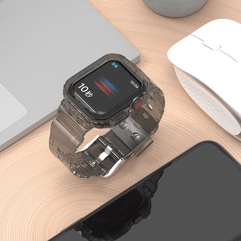 "Smart All-In-One" Magnetic Silicone Apple Watch Strap