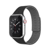 "Sport Dual-tone Strap" Silicone Magnetic Breathable Band for Apple Watch - Black + Gray