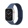 "Sport Dual-tone Strap" Silicone Magnetic Breathable Band for Apple Watch - Blue + Dark Blue
