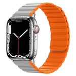 "Sport Two-Tone" Magnetic Silicone Apple Watch Strap