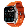 "Sports Horizontal Band" Silicone Waterproof Band For Apple Watch - Orange