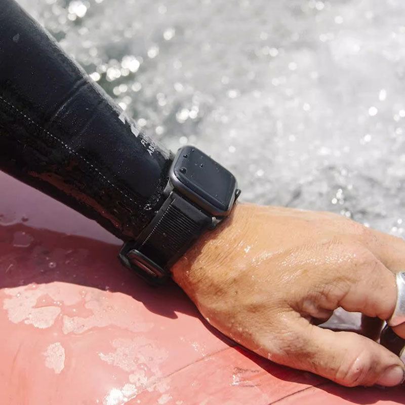 "Sports Horizontal Stripes" Silicone Waterproof Apple Watch Strap
