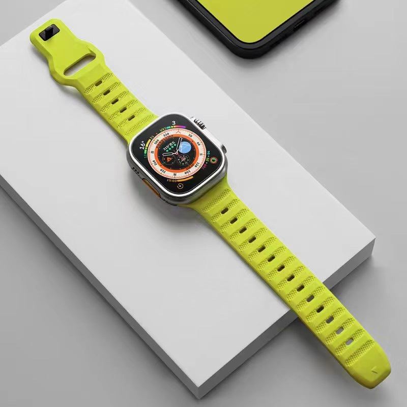 "Sports Strap" Ultra-Thin Breathable Fluororubber Strap For Apple Watch
