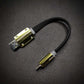 "Neon Chubby" Flat Charge Cable With Gold-plated Design