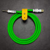 "Seamless Chubby"  Audio Cable (Type-C & Lightning) - Green