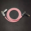 "Travel-Friendly Compact" 4-In-1 Neon Fast Charging Cable - Pink