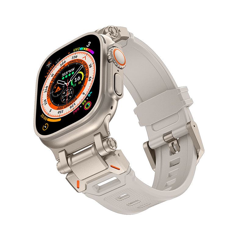 "Ultimate Luxury" TPU Band with Titanium Alloy Connector for Apple Watch