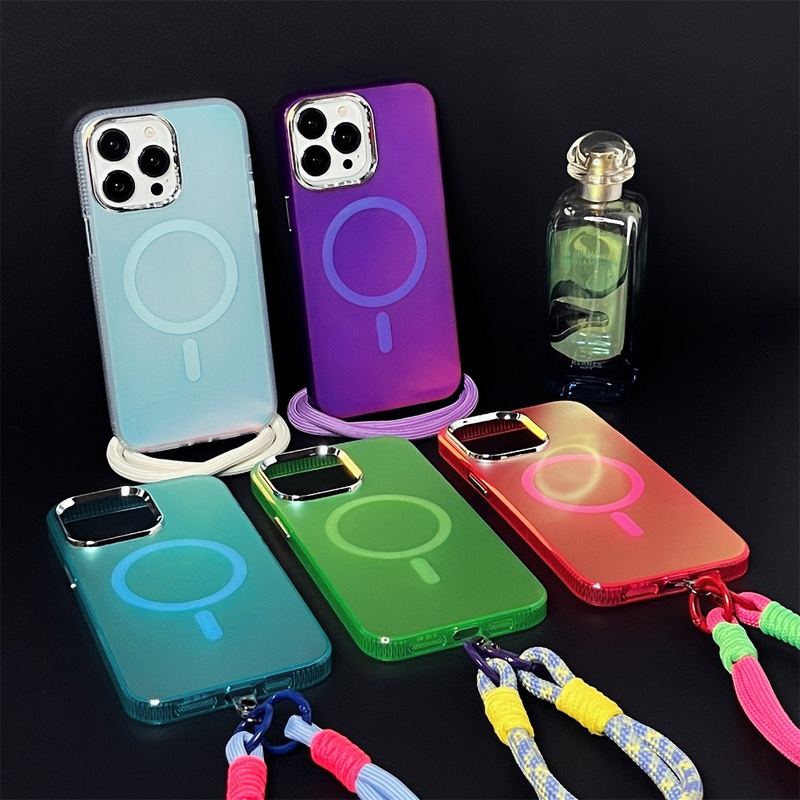 "Ultimate Portability" Magnetic Fluorescent Laser Lanyard Phone Case