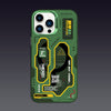 "Ultimate Protection" Magsafe iPhone Case with Mech Design - Green Set