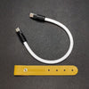 "Color Block Chubby"  Power Bank Friendly Cable - More colors - White+Black