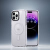"Chubby" Clear Magnetic iPhone Case - White