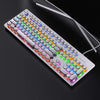 „Vibe“ Retro-Punk-Gaming-Tastatur mit Kabel - Weiß