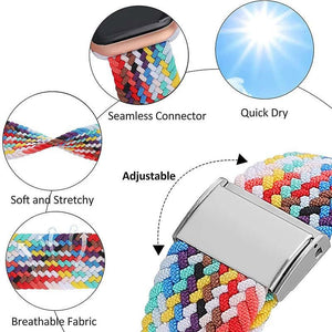 "Colorful Band" Special Woven Band For Apple Watch