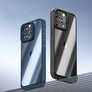 Pure Color Transparente iPhone-Hülle mit weichem Rand – mit integriertem Linsenschutz