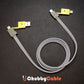 "Curly Cyber" Travel 4 in 1  Fast Charging Cable