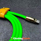 "Golden Chubby" Custom Gilded Fast Charge Cable - St. Patrick's Day Edition