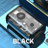 "See Through Me" Transparent Power Bank & Adapter - Black - 10000mAh