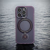 ¡±Cyber¡± Magsafe-Compatible Iphone Case With Creative Stand - Purple