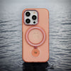 „Cyber“ Magsafe-kompatible iPhone-Hülle mit kreativem Ständer - Rosa