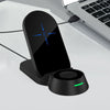 "Cyber" MagSafe Folding Vertical Wireless Charger - Black