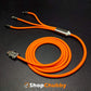 "Chubby Infinity" 3 IN 1  Fast Charge Cable (C+Lightning+Micro)