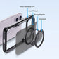 2-In-1 Transparent Magsafe Magnetic Stand iPhone Case