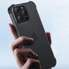"Chubby 0.01" Ultra-thin Full Coverage Liquid Silicone iPhone Case - Black - Support magnetic suction